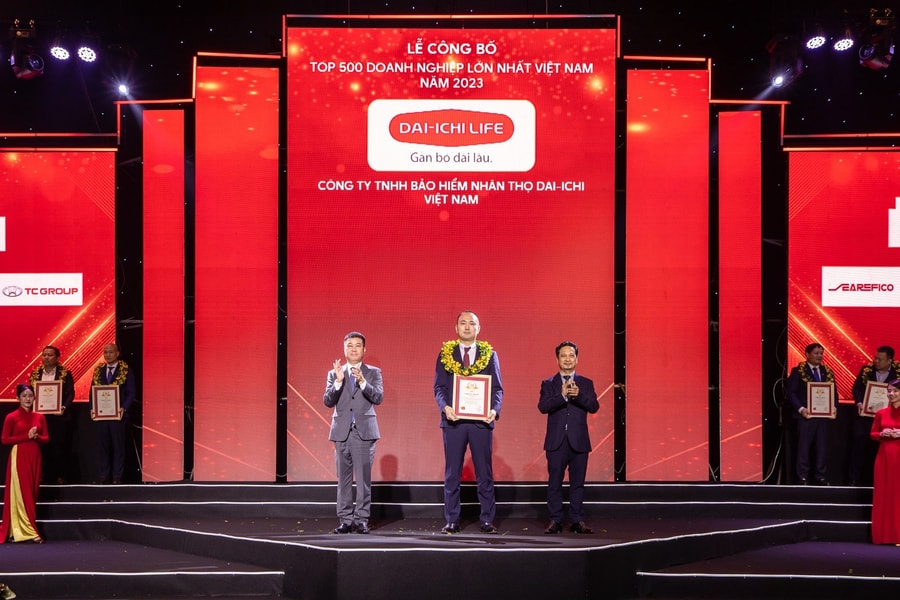 Dai-ichi Life Việt Nam vào Top 500 Doanh nghiệp lớn nhất Việt Nam