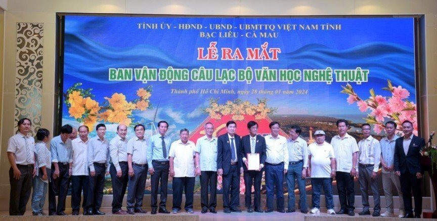 Ban liên lạc Đồng hương Bạc Liêu - Cà Mau tại TP.HCM ra mắt Câu lạc bộ Văn học - Nghệ thuật