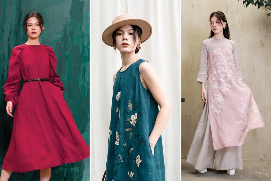 Thêm duyên với lụa tơ tằm…