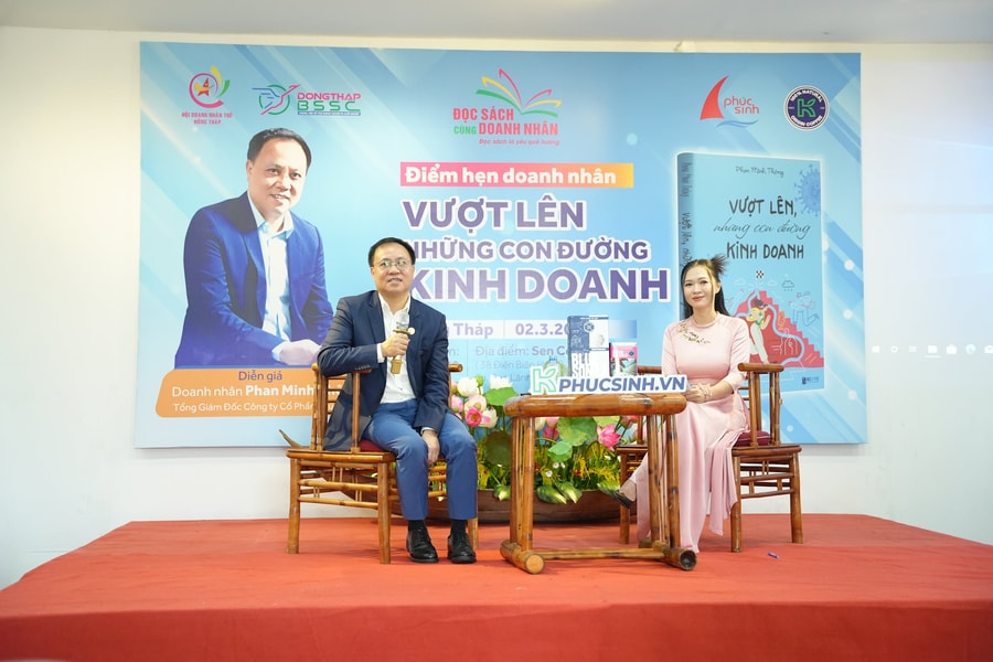 Chủ tịch Phúc Sinh chia sẻ kinh nghiệm kinh doanh quốc tế  với doanh nhân Đồng Tháp