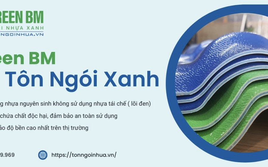 Vật Liệu Xanh: Tiên phong trong sản xuất sản phẩm tôn ngói nhựa