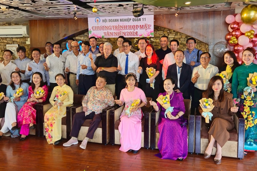 Hội Doanh nghiệp quận 11 tổ chức chương trình gặp gỡ hội viên nhân dịp Xuân mới