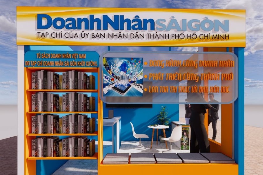 Nhiều hoạt động tại gian hàng của Tạp chí Doanh Nhân Sài Gòn ở Hội báo toàn quốc năm 2024