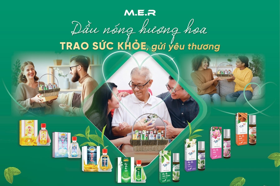 M.E.R: Dầu nóng hương hoa, món quà du lịch độc đáo