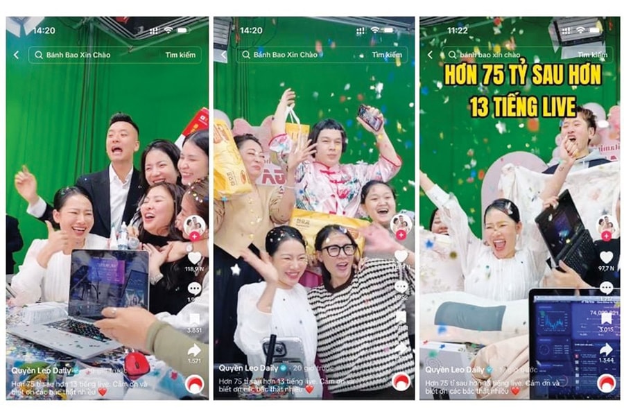 Thấy gì đằng sau phiên livestream 75 tỷ đồng?