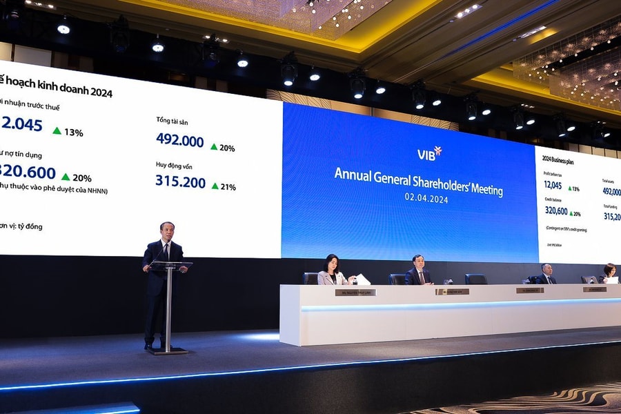 VIB thông qua kế hoạch chia cổ tức 29,5%