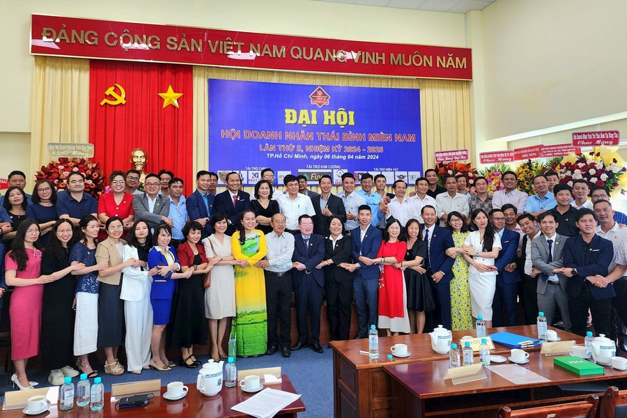 Đại hội Hội Doanh nhân Thái Bình miền Nam tại TP.HCM lần thứ hai