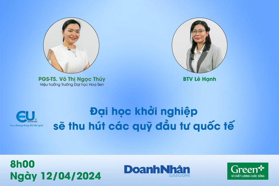 Đại học khởi nghiệp sẽ thu hút các quỹ đầu tư quốc tế