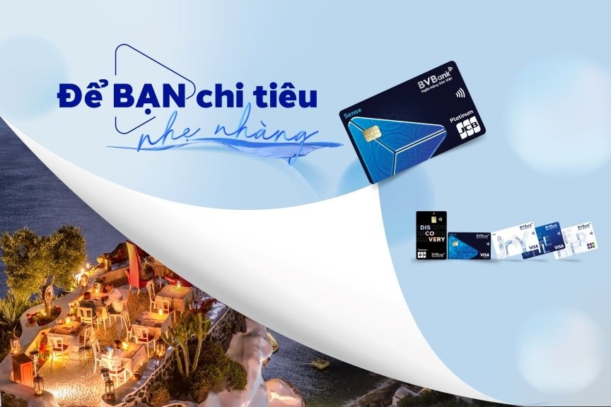 Bộ thẻ tín dụng mới của BVBank, giúp khách hàng chi tiêu nhẹ nhàng hơn
