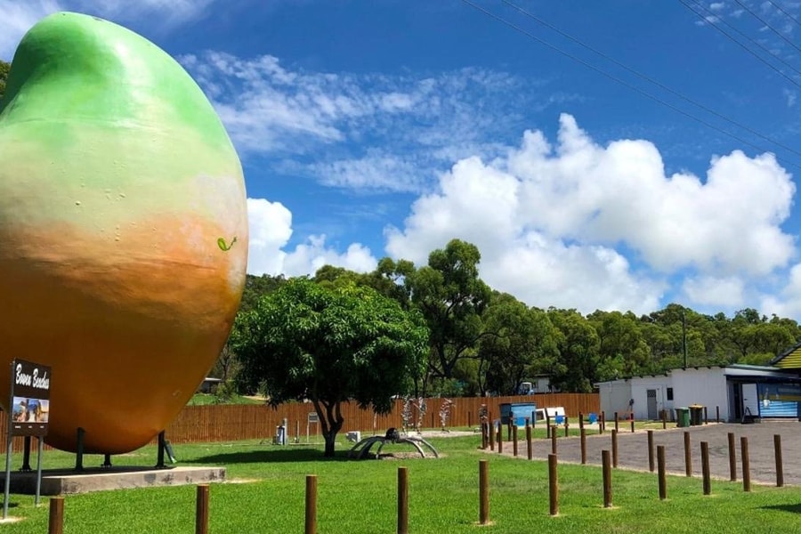 Trái cây bản địa trên tác phẩm điêu khắc- cách quảng bá văn hóa và du lịch Úc