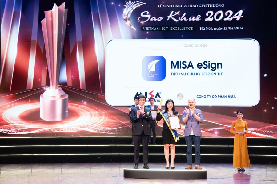 Giải Sao Khuê 2024, Dịch vụ chữ ký số MISA eSign được vinh hạng mục Cộng đồng và người dân