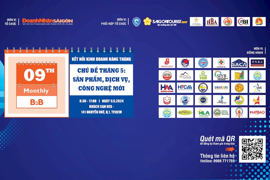 “Sản phẩm, dịch vụ và công nghệ mới”: Chủ đề 9 th Monthly B2B tháng 5/2024