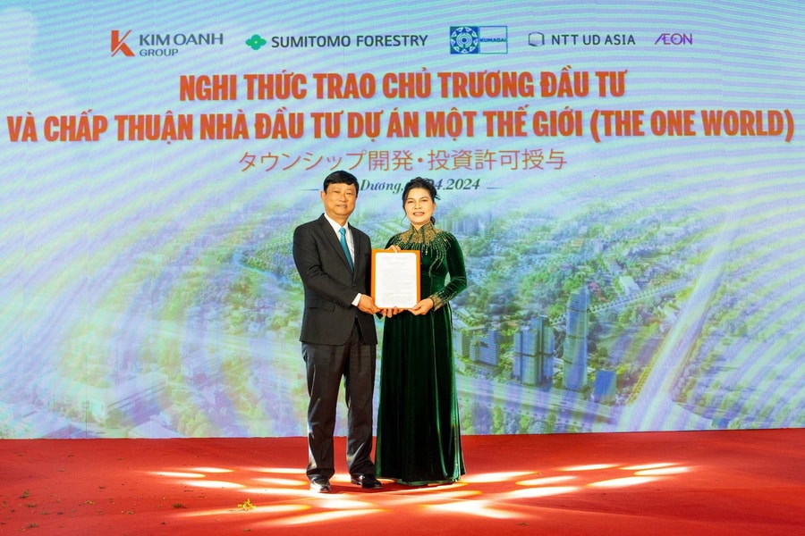 Kim Oanh Group đầu tư hơn 1 tỷ USD vào Một Thế Giới