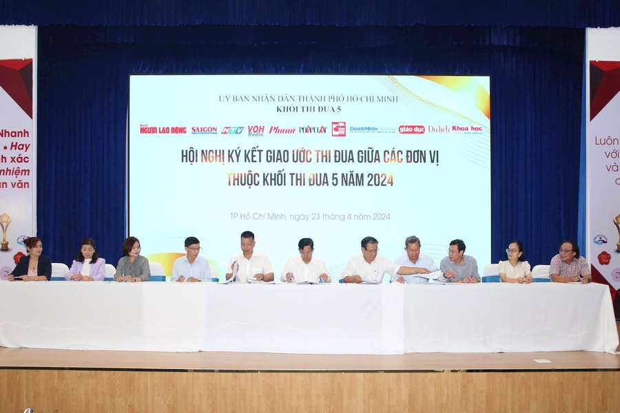 Khối thi đua 5 thực hiện tốt các nội dung thi đua được lãnh đạo TP.HCM phát động