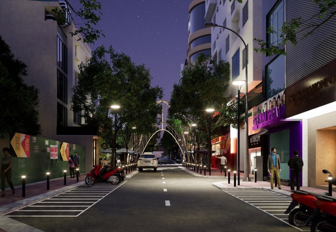 Cải tạo đường Thái Văn Lung thành công trình văn hóa giao thông