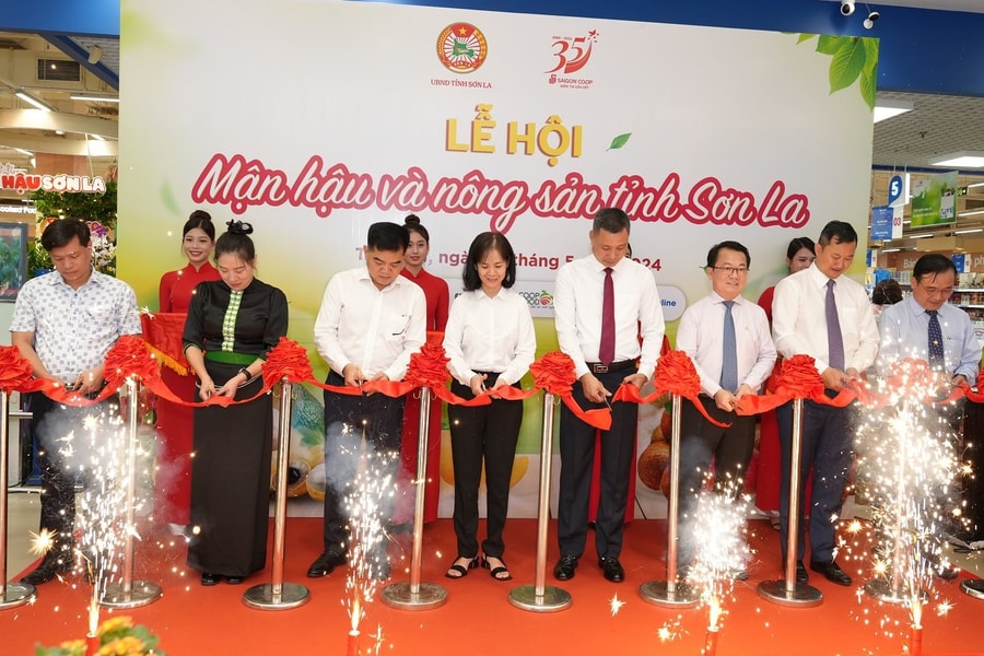 Co.opmart tổ chức lễ hội mận hậu và nông sản Sơn La