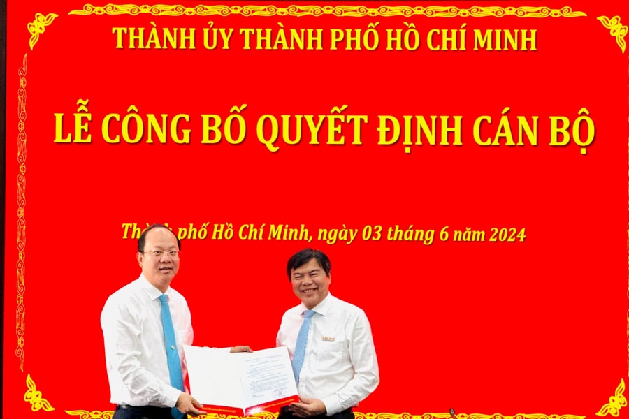 Ông Tăng Hữu Phong làm Phó trưởng Ban Tuyên giáo Thành ủy TP.HCM