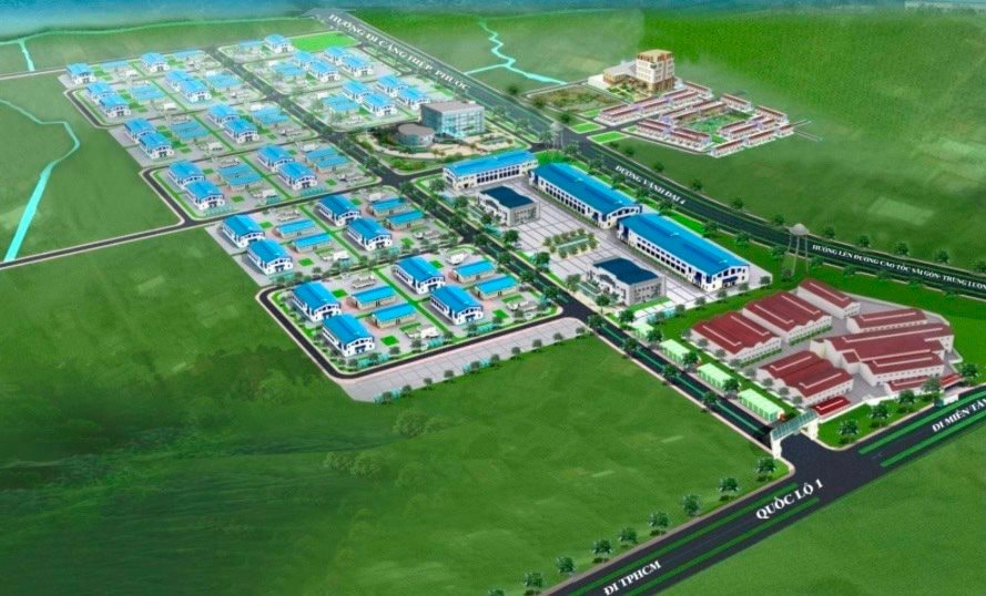 Long An: Chấp thuận chủ trương đầu tư hơn 5.600 tỷ đồng xây dựng Khu công nghiệp Phúc Long mở rộng