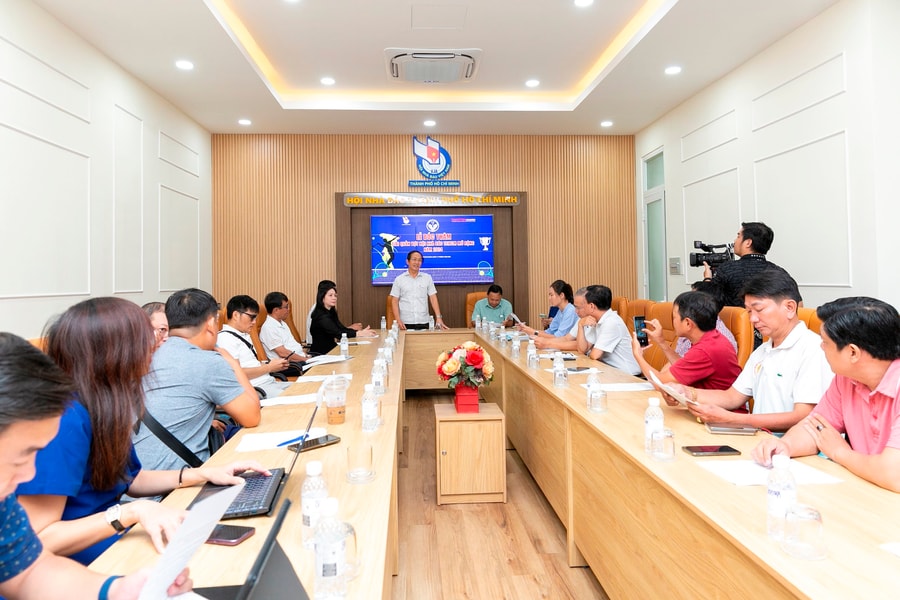 Chính thức khởi động Giải quần vợt Hội Nhà báo TP.HCM mở rộng