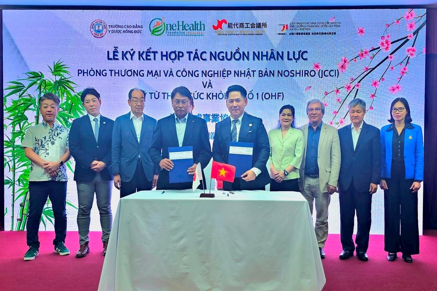 OneHealth Foundation và JCCI Nhật Bản ký kết hợp tác nguồn nhân lực