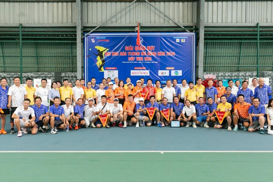Giải Quần vợt Hội Nhà báo TP.HCM mở rộng 2024: Niềm tự hào và tinh thần thể thao