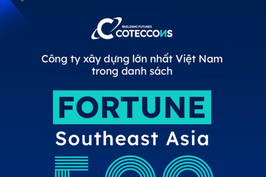 Coteccons được vinh danh trong Fortune South East Asia 500