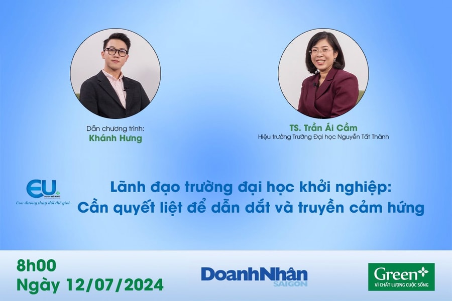 Lãnh đạo Đại học khởi nghiệp phải là người dẫn dắt và truyền cảm hứng