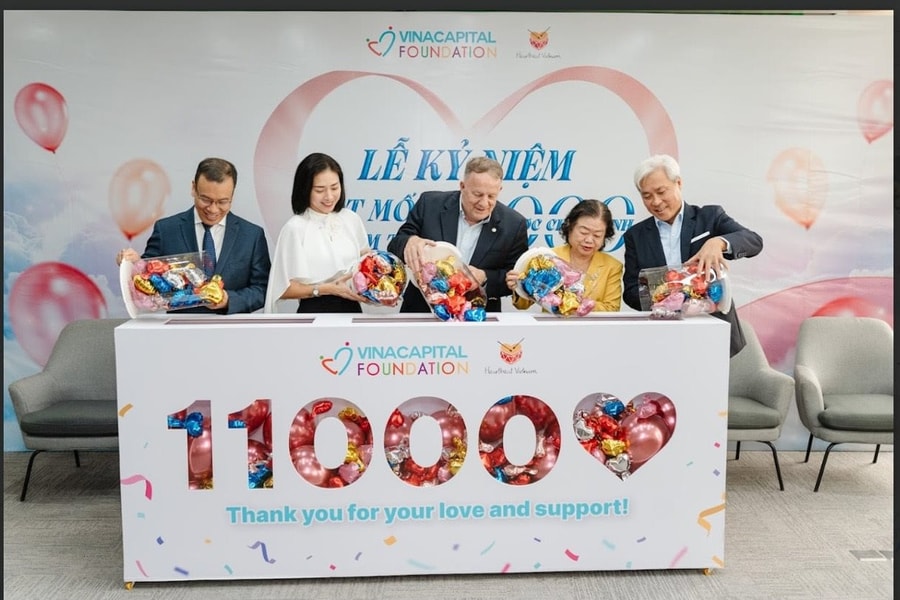 Nhịp tim Việt Nam kỷ niệm cột mốc chữa lành 11.000 trái tim