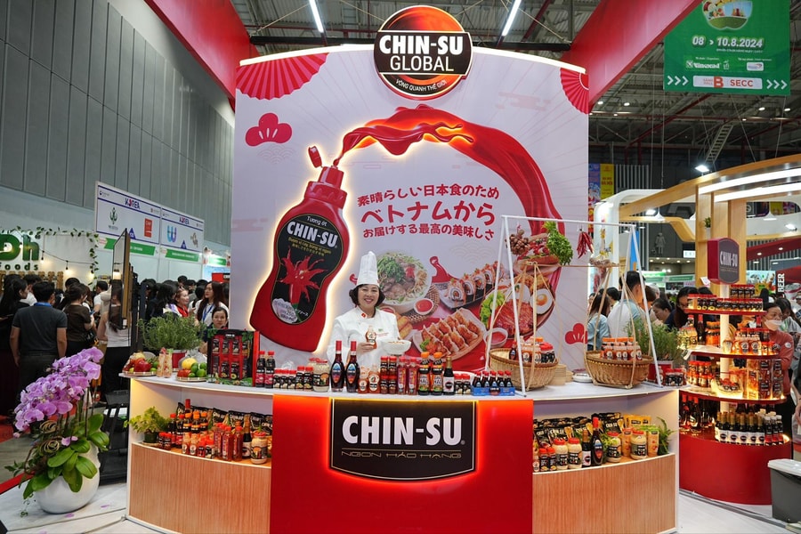 Chin-su tiếp tục ghi điểm tại Triển lãm quốc tế ngành thực phẩm - đồ uống