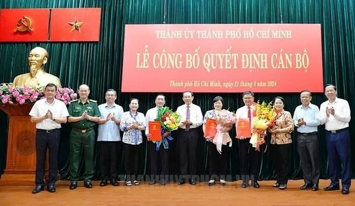Ban Thường vụ Thành ủy TP.HCM có thêm 4 thành viên