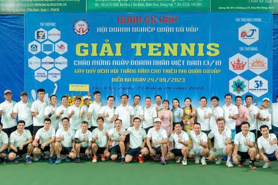 Sắp diễn ra Giải Tennis Hội Doanh nghiệp quận Gò Vấp mở rộng lần 2