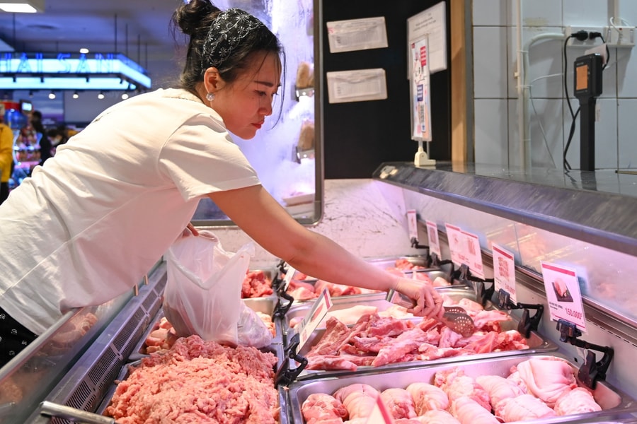 Hơn 86.000 tấn thịt heo ngoại tràn về Việt Nam