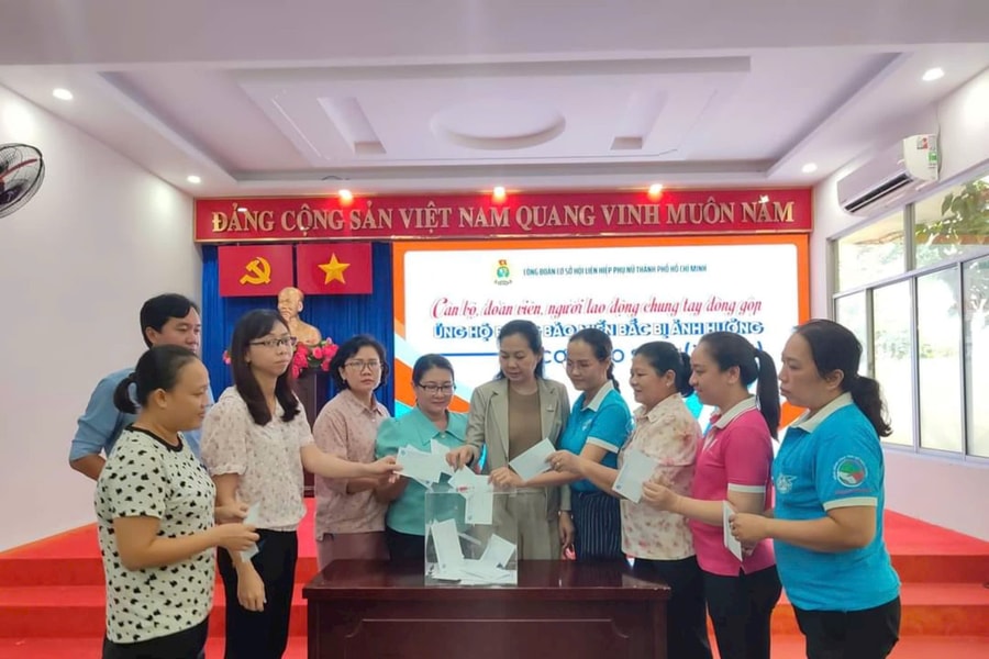 Hơn 1,2 tỷ đồng ủng hộ đồng bào miền Bắc bị thiệt hại do bão số 3 gây ra