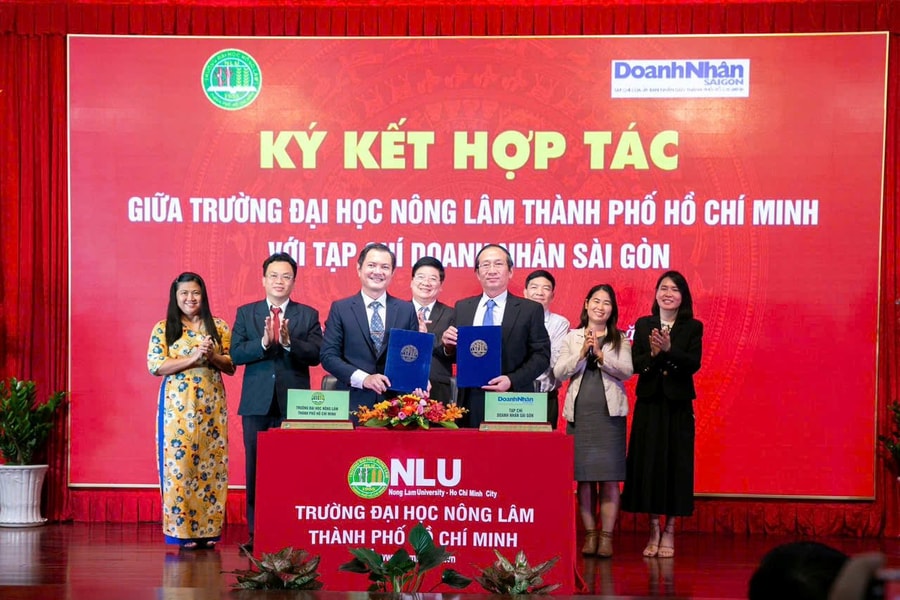 Tạp chí Doanh Nhân Sài Gòn bắt tay Đại học Nông Lâm TP.HCM kiến tạo đội ngũ “doanh nông” mới