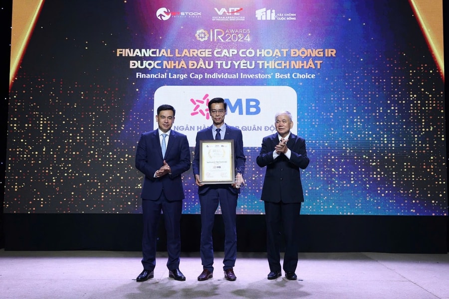 Tại IR Awards 2024, MB vinh dự nhận “cú đúp” giải thưởng