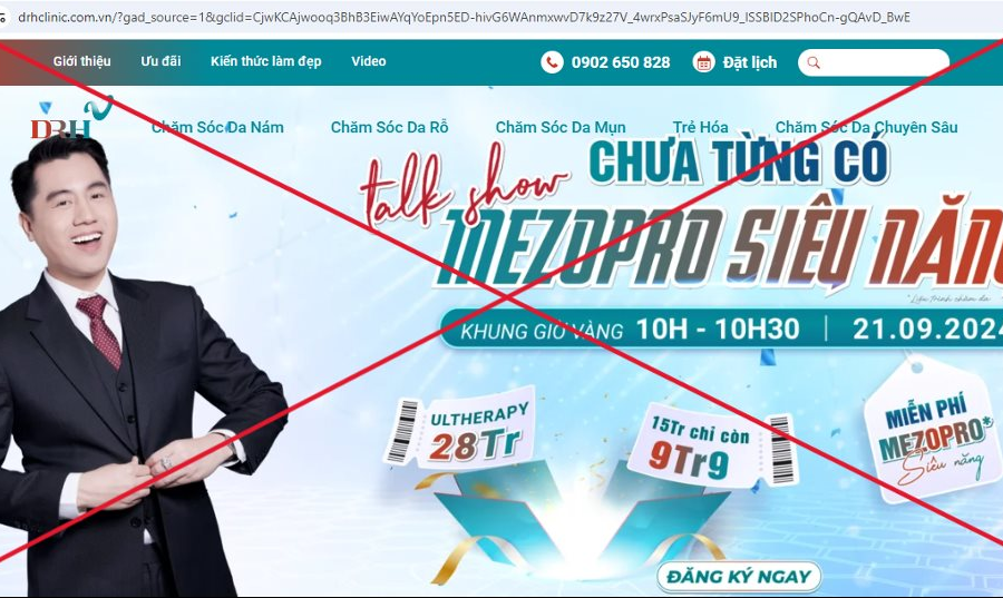 Vụ việc sai phạm của phòng khám DRH Clinic, tránh đưa thông tin thiếu khách quan