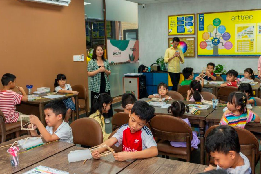 Không gian học mỹ thuật xanh mát và đầy tính sáng tạo dành cho cộng đồng