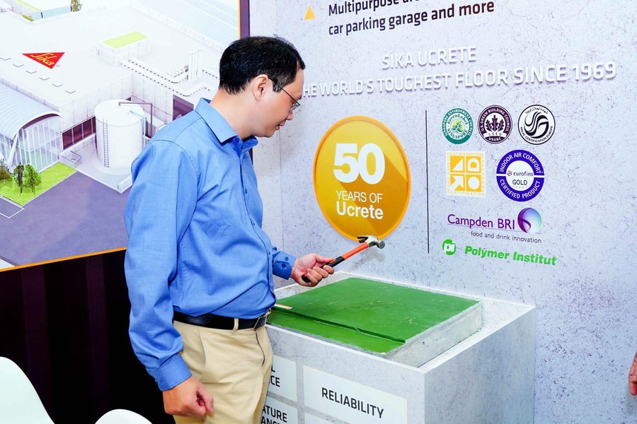 "Giải pháp toàn diện cho dự án công nghiệp” của Sika Việt Nam gây ấn tượng tại Tuần lễ Công trình xanh Việt Nam 2024