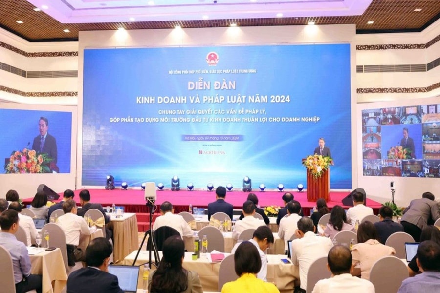 Diễn đàn Kinh doanh và Pháp luật 2024 góp phần tháo gỡ vướng mắc pháp lý cho doanh nghiệp