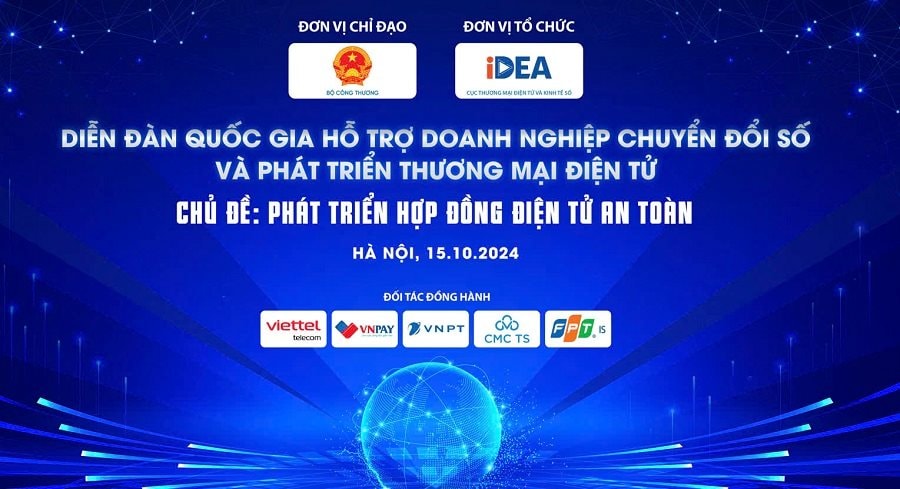 Sắp diễn ra Diễn đàn quốc gia hỗ trợ doanh nghiệp chuyển đổi số và phát triển thương mại điện tử