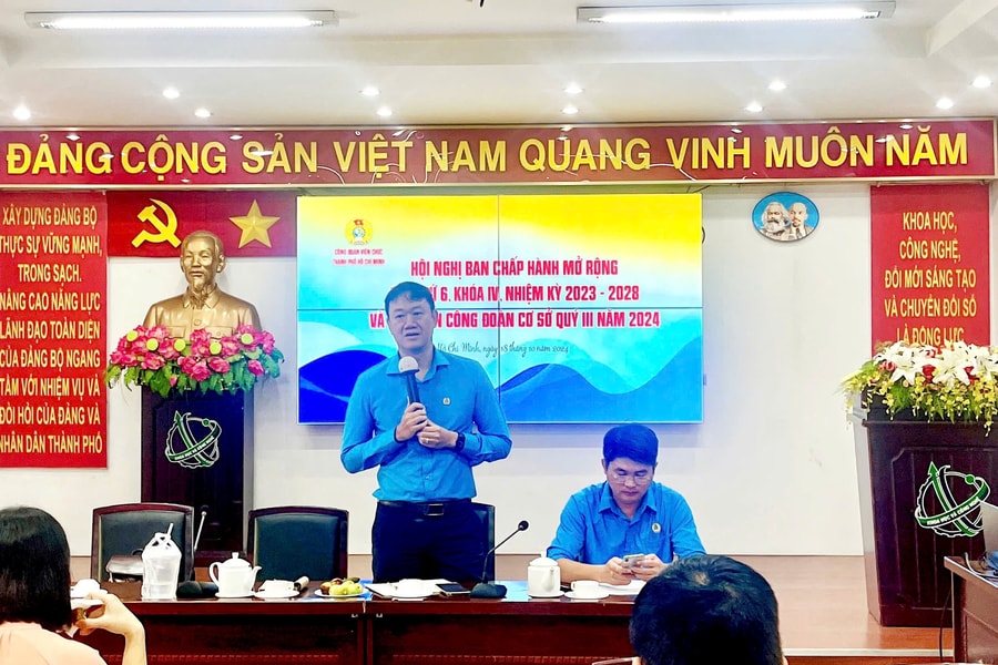 Trao đổi các giải pháp nâng cao chất lượng hoạt động công đoàn, góp phần hoàn thành nhiệm vụ năm 2024