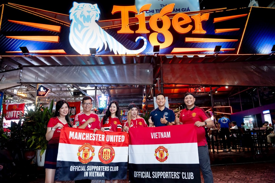 Tiger Beer trở thành bia chính thức của Câu lạc bộ Manchester United