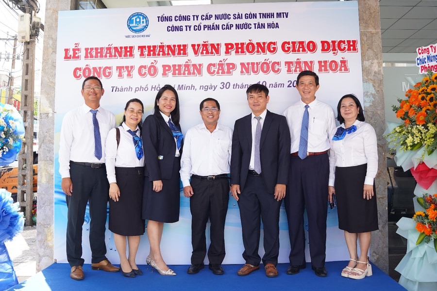 Công ty CP Cấp nước Tân Hòa khánh thành Văn phòng giao dịch mới