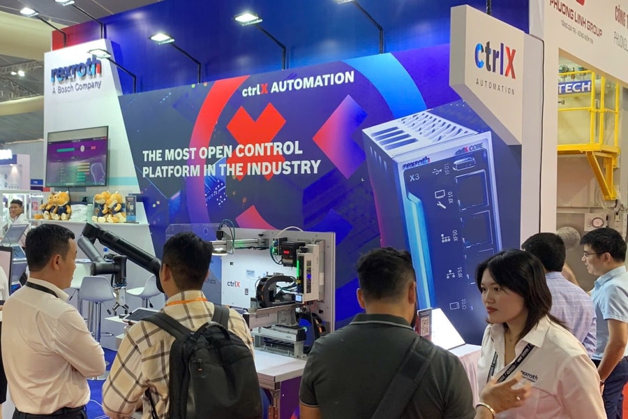 Bosch Rexroth trình làng giải pháp tự động hóa tối tân tại triển lãm VIMF 2024