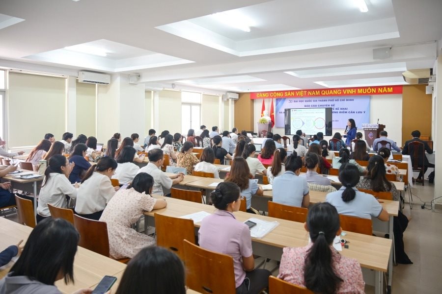 Đai học Quốc gia TP.HCM tổ chức buổi tuyên truyền pháp luật về kê khai và nộp thuế thu nhập cá nhân