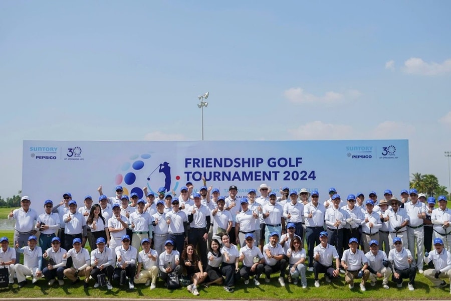 Giải Golf Hữu nghị Suntory Pepsico Việt Nam gây quỹ gần 3 tỷ đồng cho bệnh nhi ung thư và học sinh sau bão Yagi