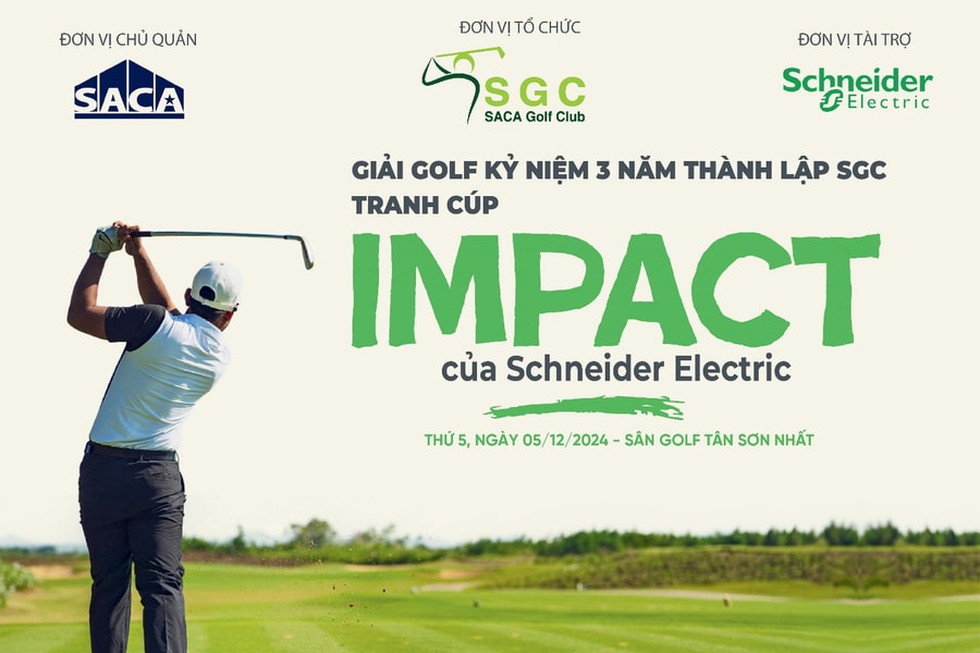 Sắp diễn ra Giải golf kỷ niệm 3 năm thành lập SGC - Tranh Cúp Impact