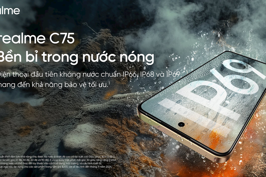 Điện thoại đạt chuẩn kháng nước IP69 sắp ra mắt thị trường Việt Nam