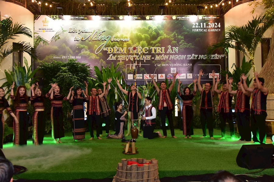 Đêm tiệc tri ân ẩm thực xanh với món ngon Tây Nguyên