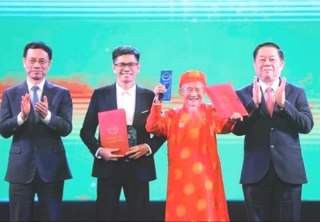 Nhà nghiên cứu Nguyễn Đình Tư đoạt giải A Giải thưởng Sách Quốc gia